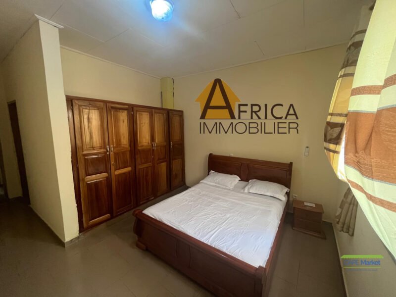 A louer appartement meublé 2 chambres situé au 2e étage d’un immeuble construit récemment