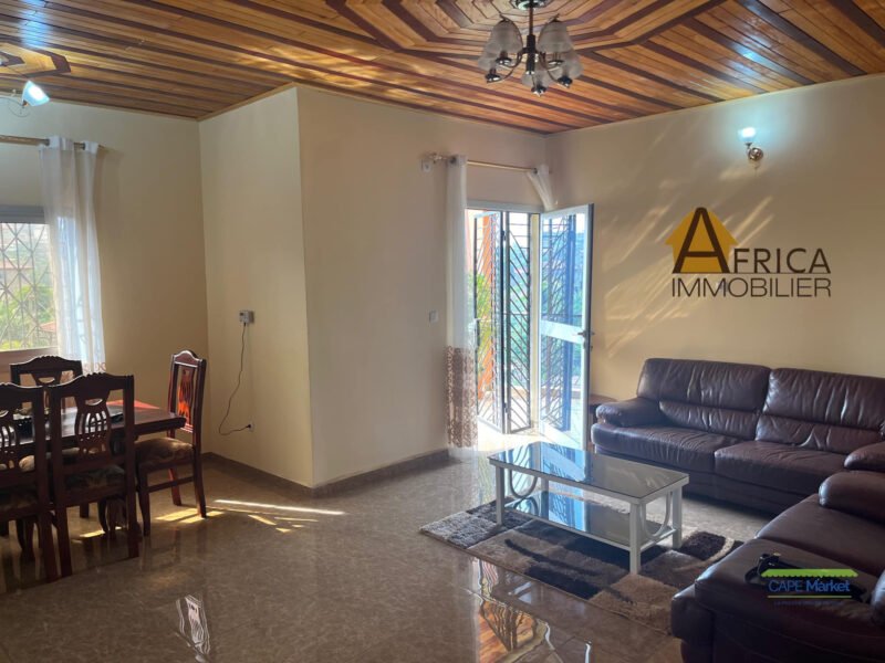 A louer appartement meublé 2 chambres situé au 2e étage d’un immeuble construit récemment