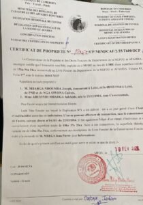 Terrains titrés à vendre à Mfou